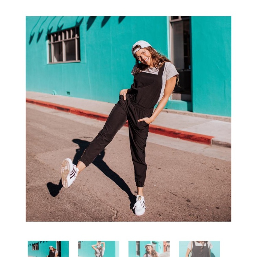 MAROON Albion overall jumpsuit